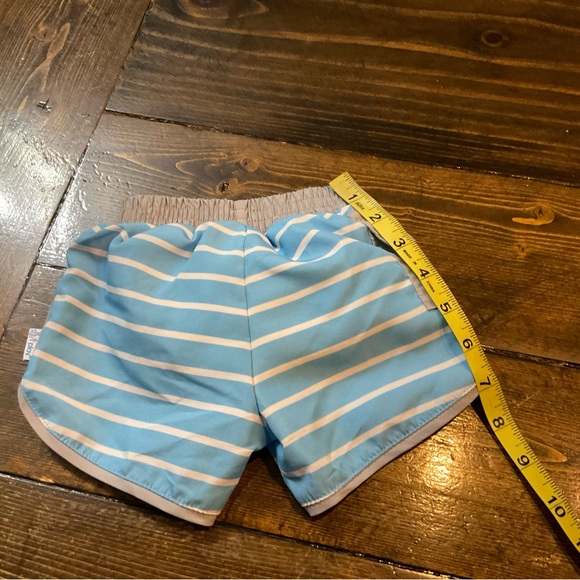 i play. Blue and White Striped Swim Trunks - Picture 8 of 9